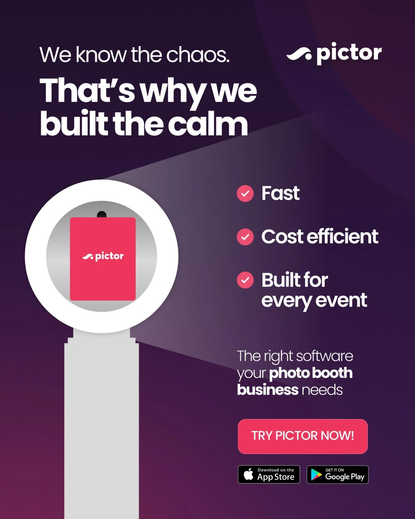 Try Pictor photo booth software