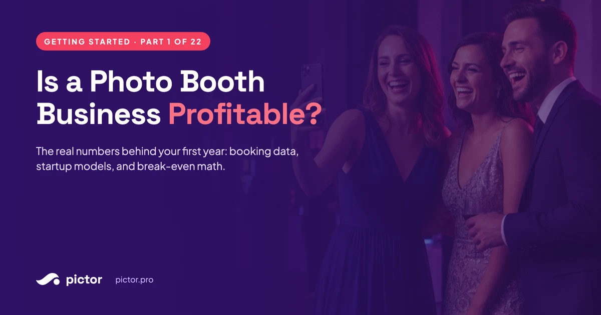 Is a photo booth business profitable: the real numbers behind your first year