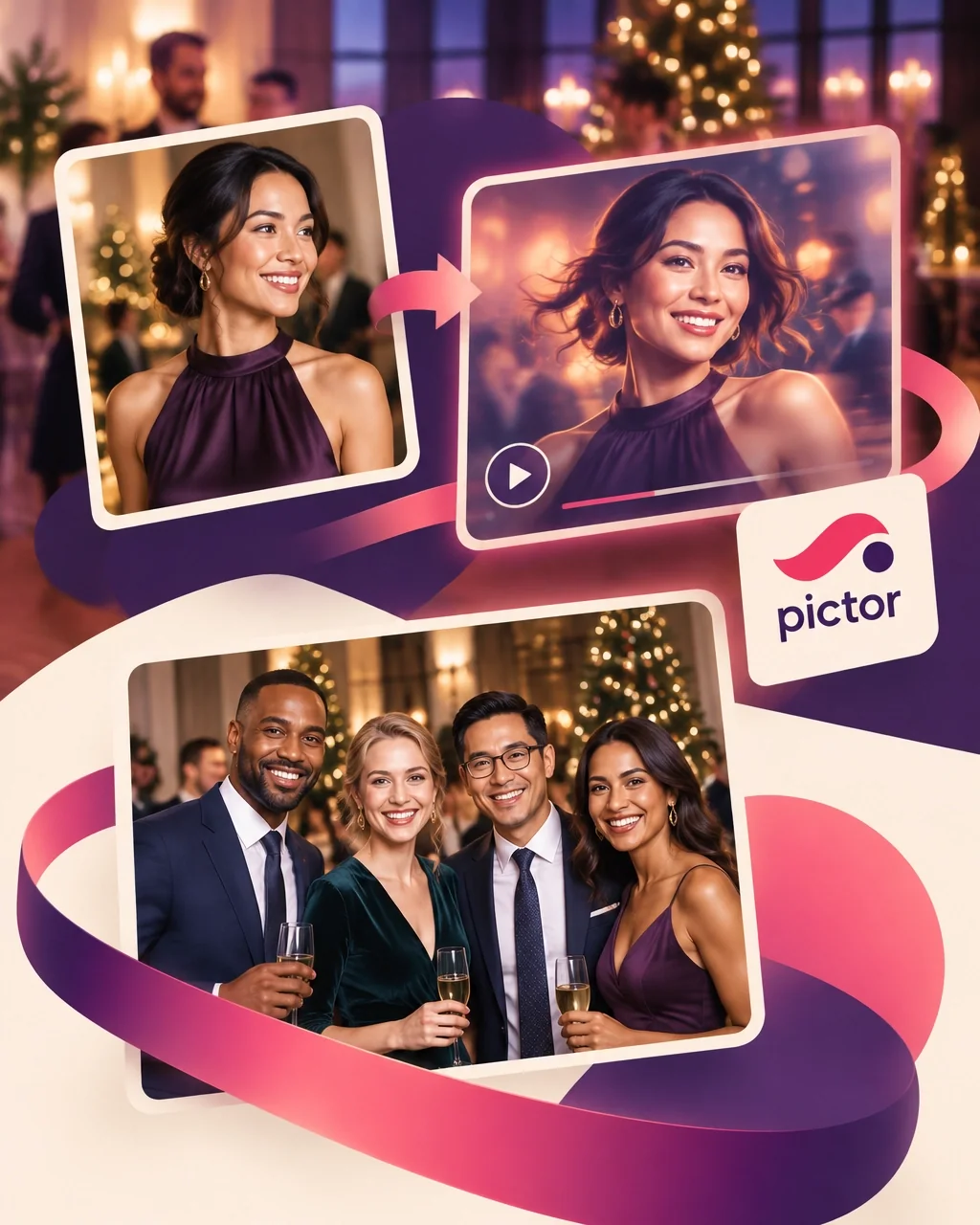 How to Win Q4 Corporate Holiday Bookings (Before Your Competitors Even Pitch) 4 Post-event analytics report from a corporate photo booth activation showing participation, shares, and opt-ins