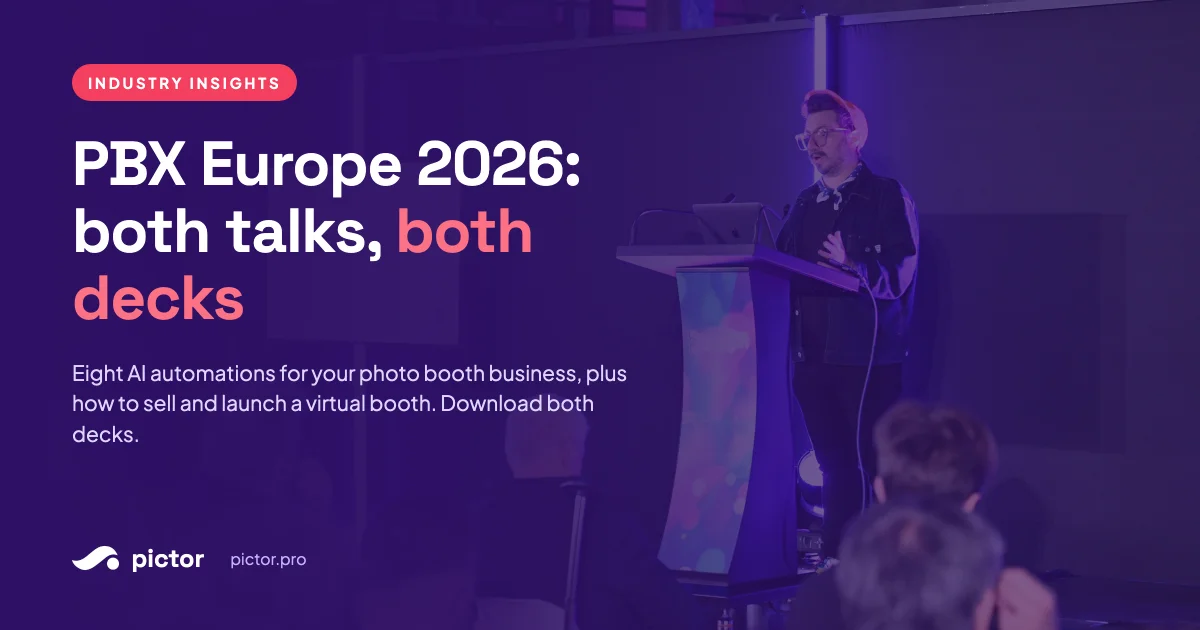 PBX Europe 2026 recap title card: both talks, both decks